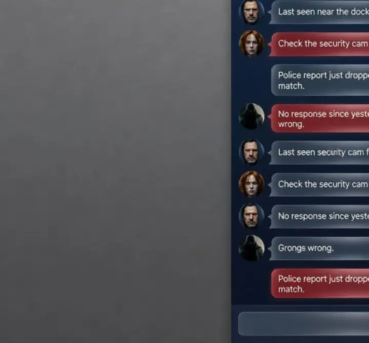 Chat-felület több Duskwood karakterrel